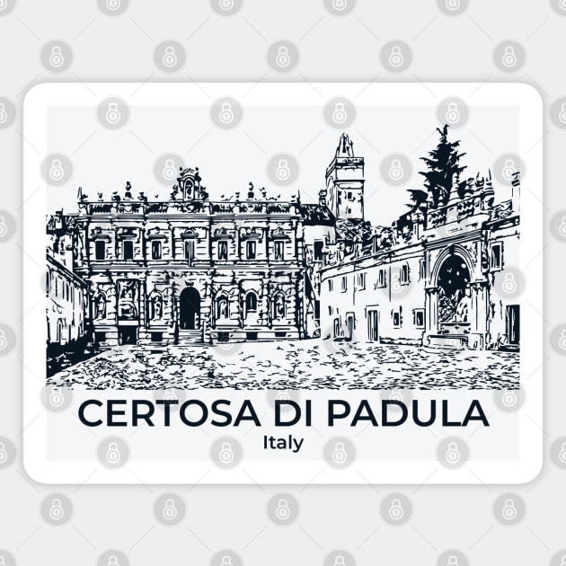 Certosa di Padula - Italy Magnet by Lakeric